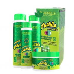 Kit Capilar Babablu Maçã Verde - 4 Itens